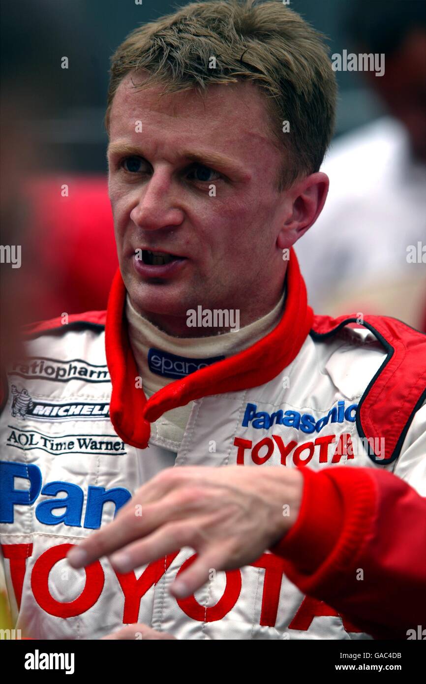 Formel-1-Autorennen - Großer Preis Von Monaco - Training. Allan McNish, Toyota Stockfoto
