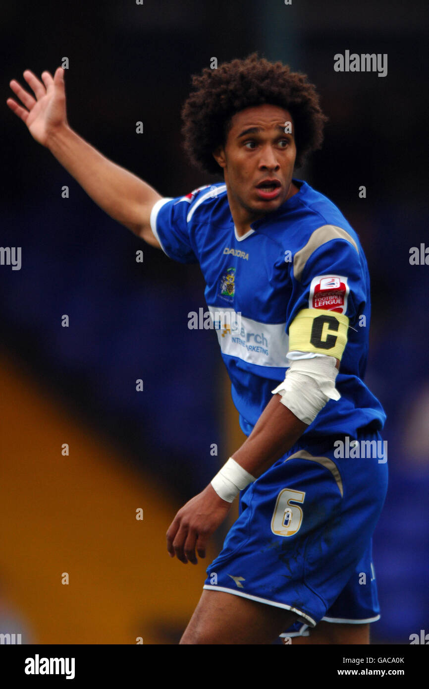 Fußball - Coca-Cola Football League Two - Stockport County V Barnet - Edgeley Park Stockfoto