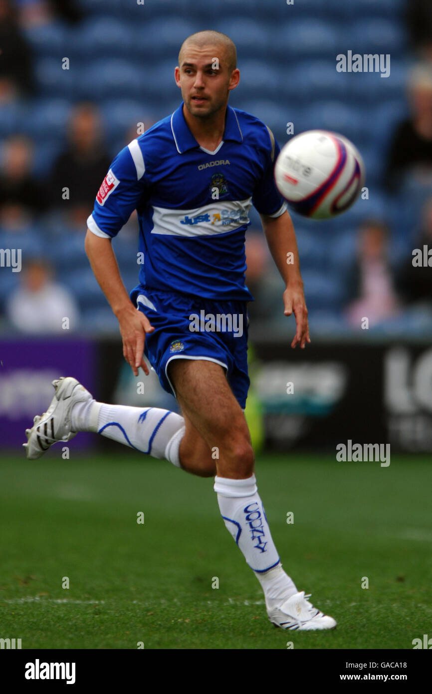 Fußball - Coca-Cola Football League Two - Stockport County / Barnett - Edgely Park. Paul Tierney, Stockport County Stockfoto