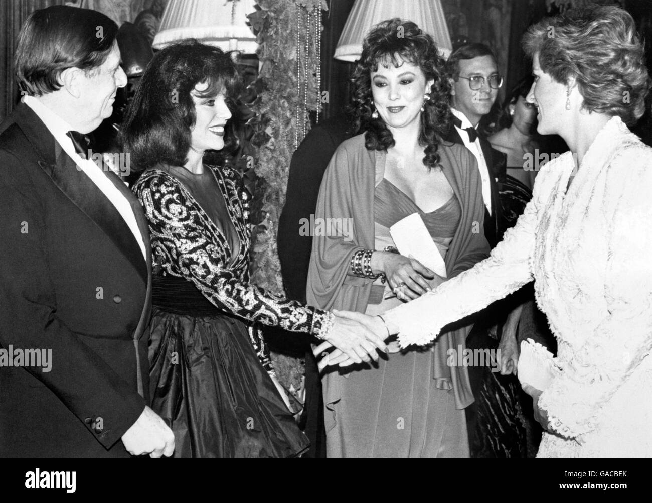 Unterhaltung - AIDS-Krise Vertrauen Gala-Dinner Stockfoto