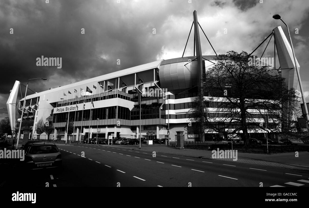 Gesamtansicht des Philips Stadions, Heimat des PSV Eindhoven Stockfoto