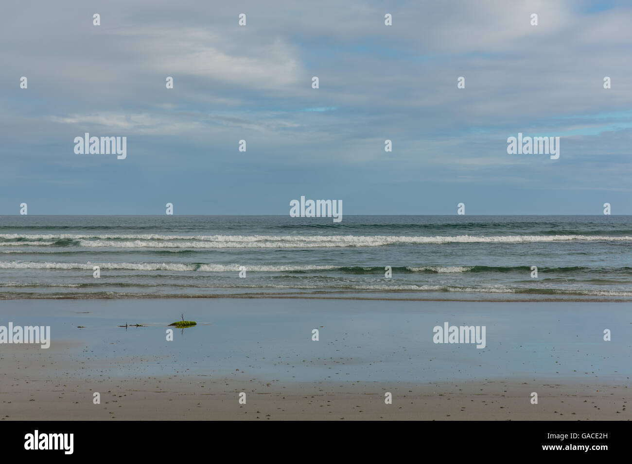 Himmel trifft Meer Stockfoto