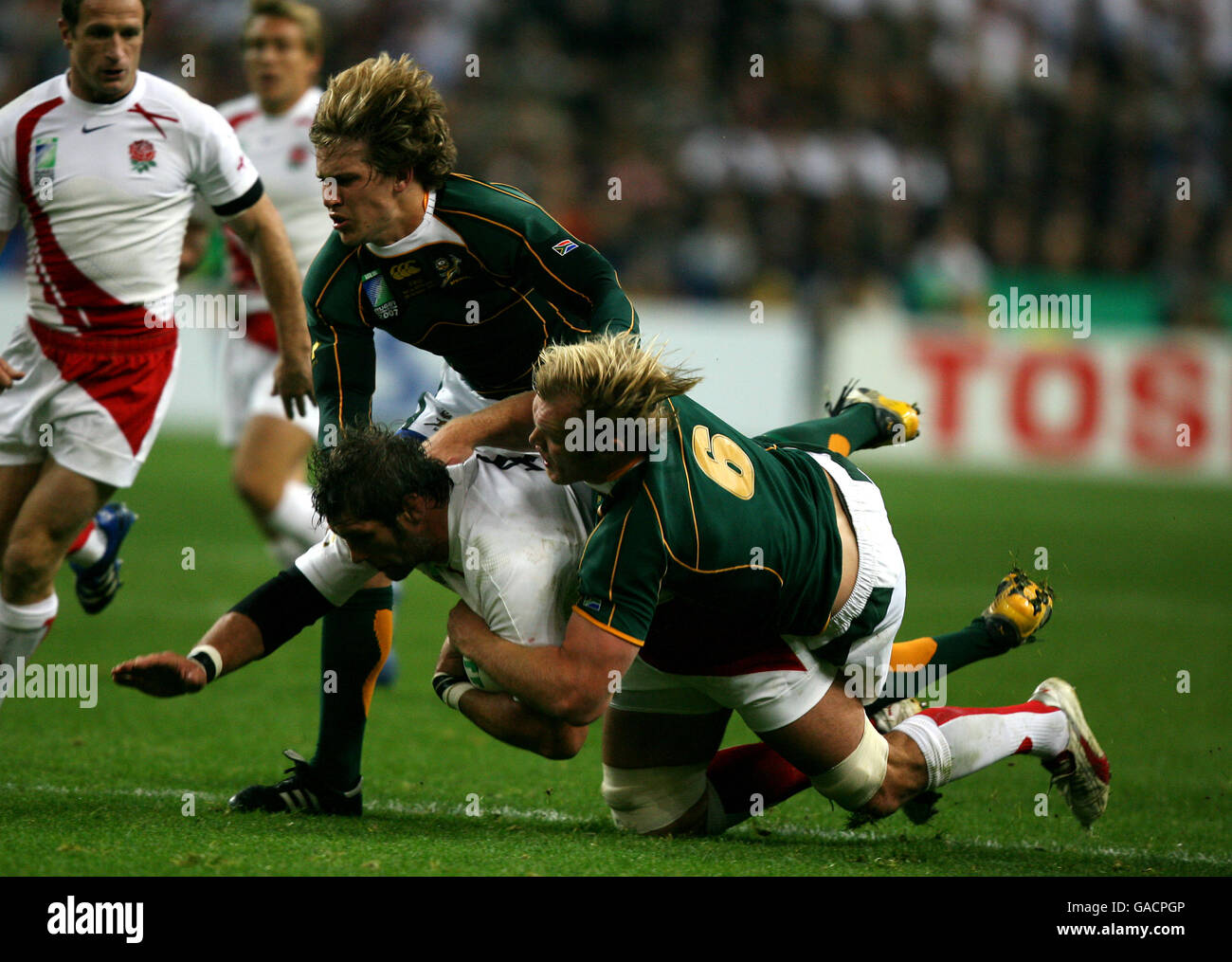 Rugby-Union - IRB Rugby World Cup 2007 - Finale - England V Südafrika - Stade De France Stockfoto