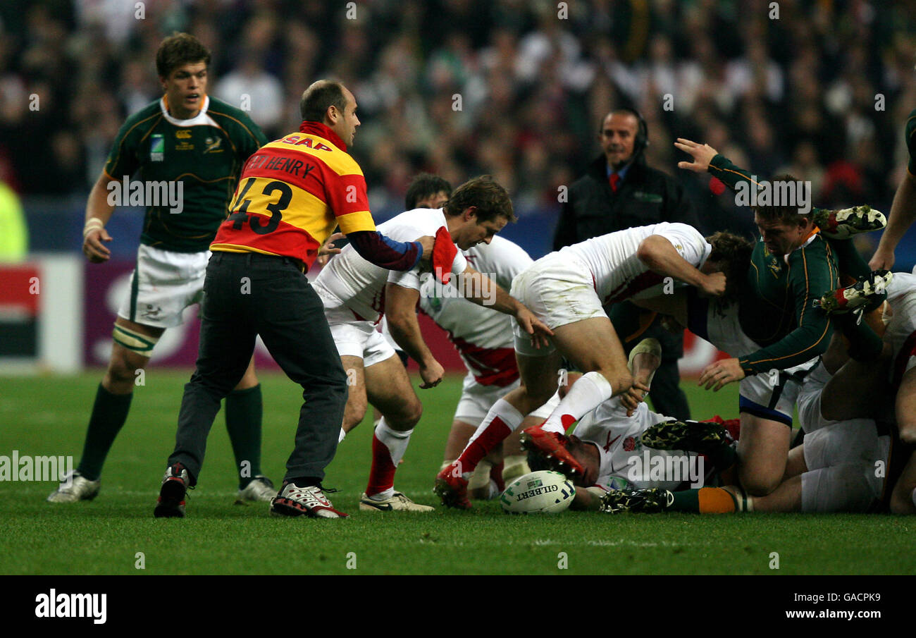 Rugby-Union - IRB Rugby World Cup 2007 - Finale - England V Südafrika - Stade De France Stockfoto