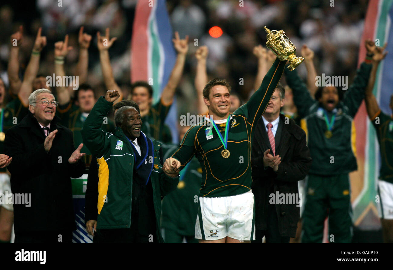 Rugby-Union - IRB Rugby World Cup 2007 - Finale - England V Südafrika - Stade De France Stockfoto