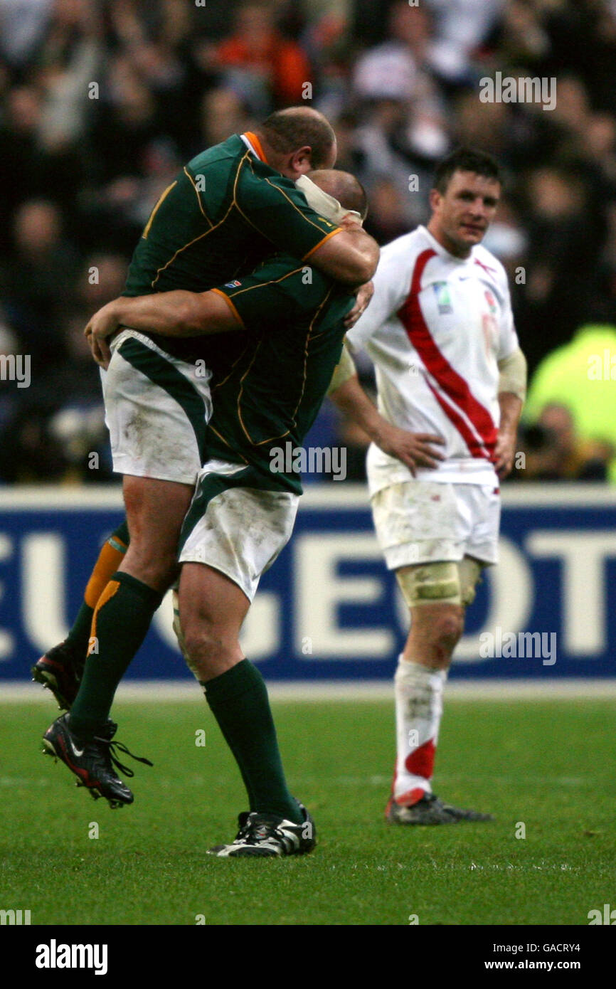 Rugby-Union - IRB Rugby World Cup 2007 - Finale - England V Südafrika - Stade De France Stockfoto