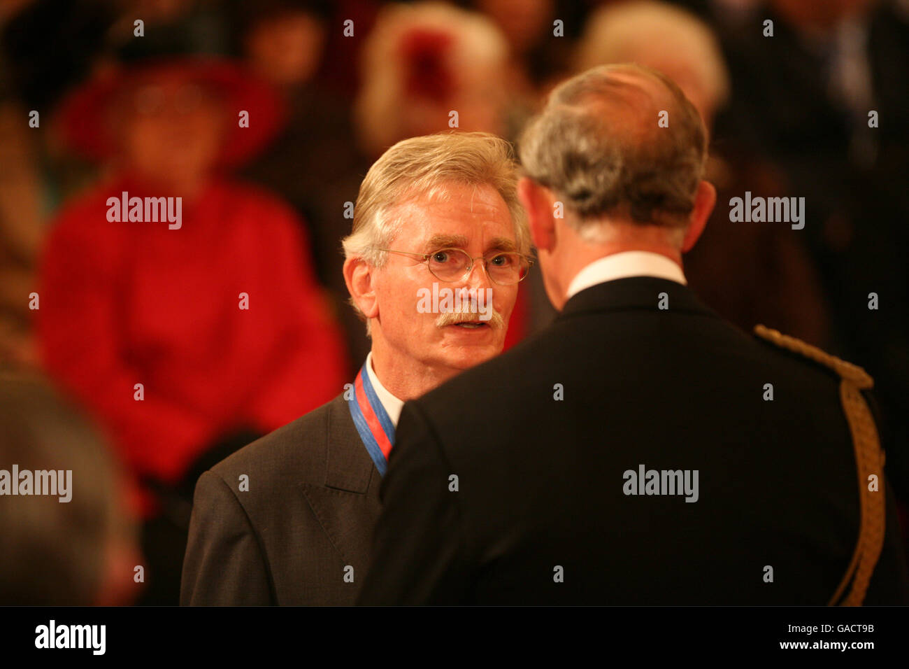 Königliche Investitur Stockfoto