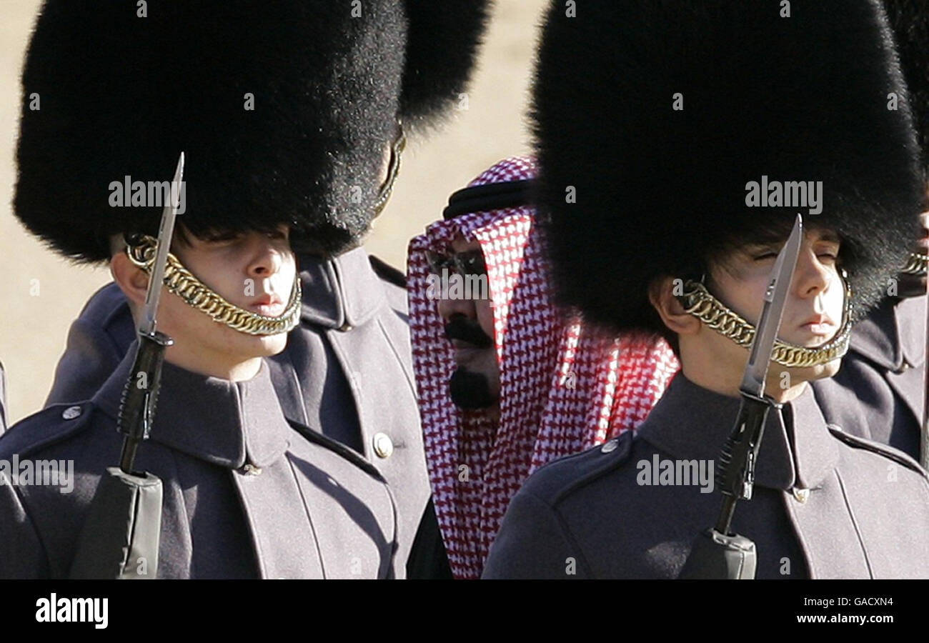 König Abdullah besucht Großbritannien - Tag eins Stockfoto