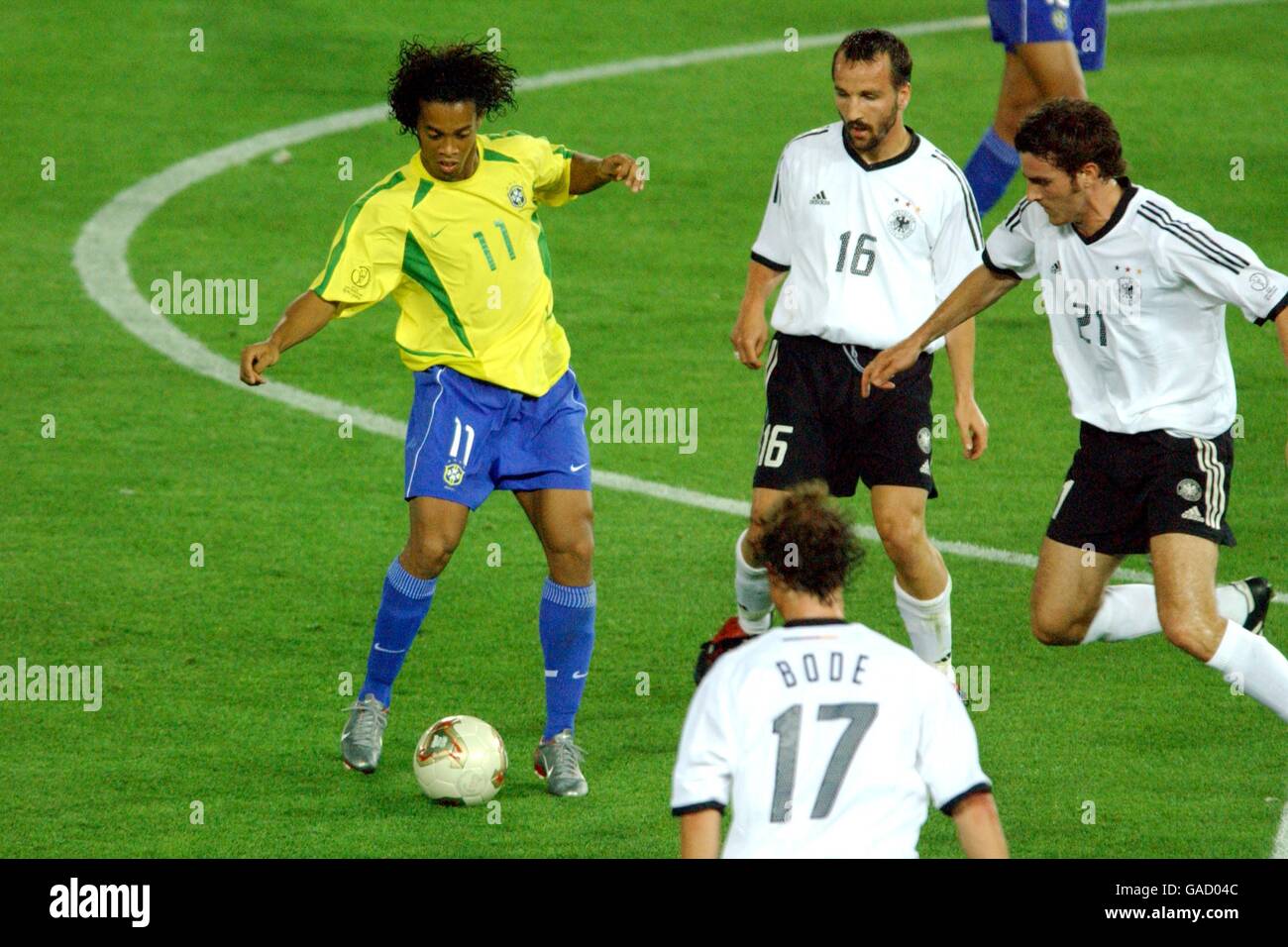 Fußball - FIFA World Cup 2002 - Finale - Deutschland / Brasilien  Stockfotografie - Alamy