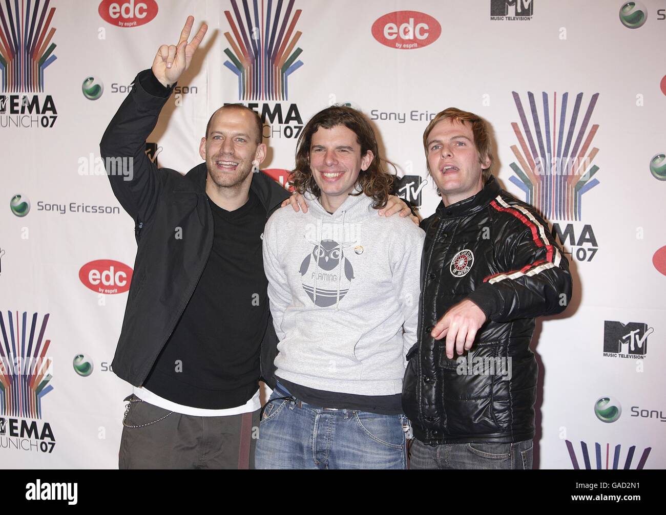 MTV European Music Awards 2007 - Anreise - München Stockfoto