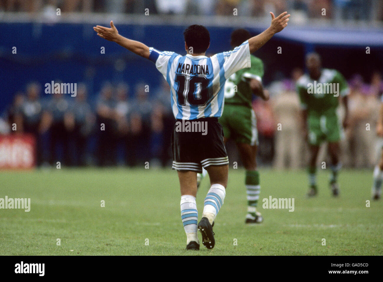 Fußball - Weltmeisterschaft USA 1994 - Gruppe D - Argentinien V Nigeria - Foxboro Stadion Stockfoto