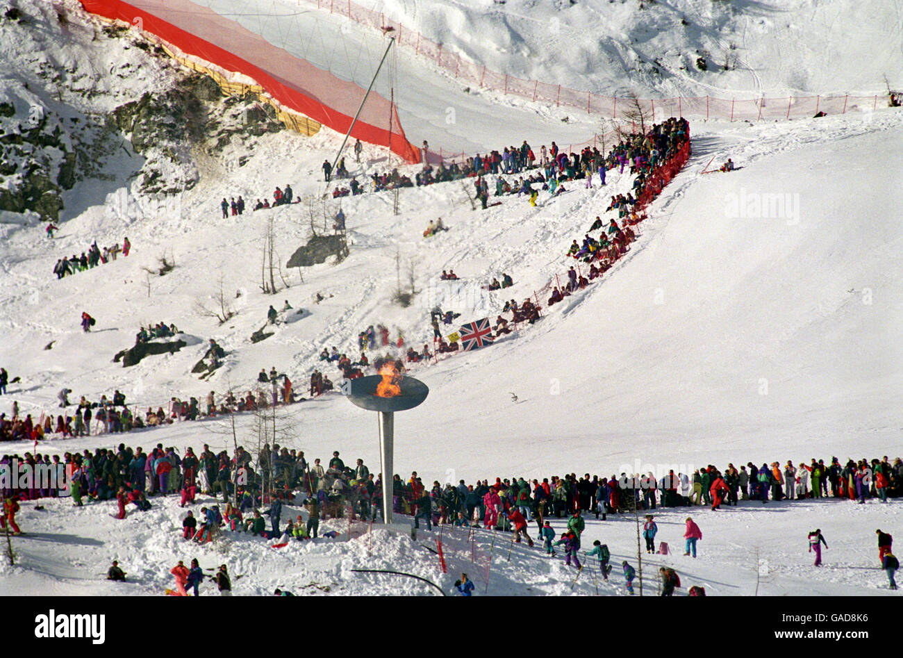 Olympische Winterspiele 1992 - Albertville Stockfoto