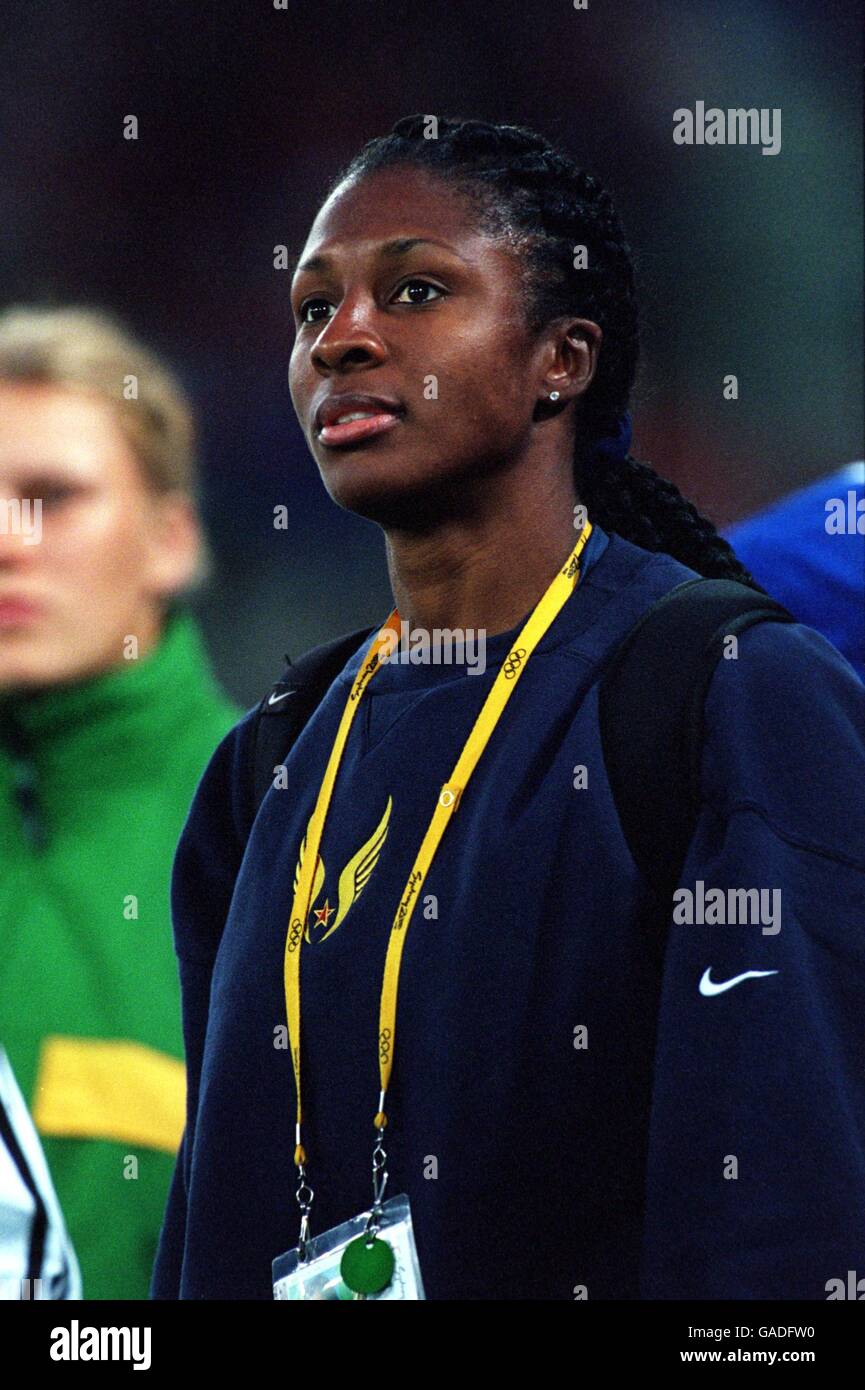 Olympische Spiele 2000 In Sydney - Leichtathletik. DeDee Nathan, USA Stockfoto