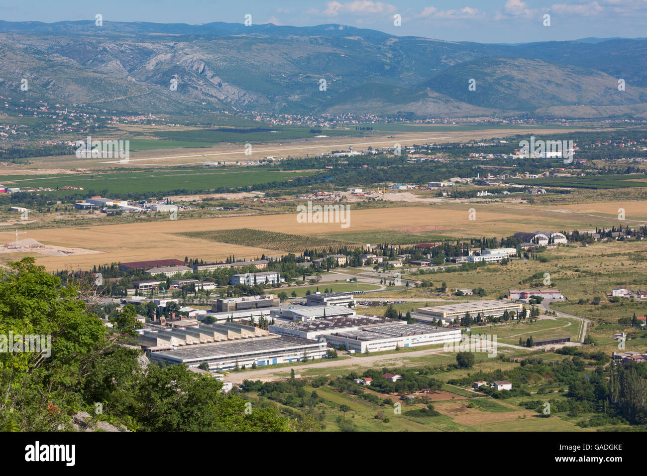 Mostar, Bosnien-Herzegovina.  Intera Technologiepark. Stockfoto