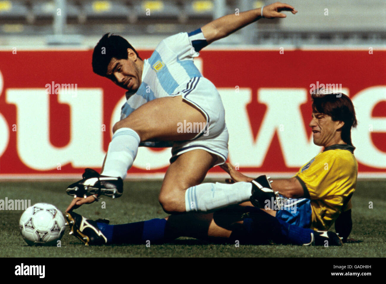 Fußball - Welt Cup Italia 1990 - zweite Runde - Argentinien V Brasilien - Stadio Delle Alpi Stockfoto