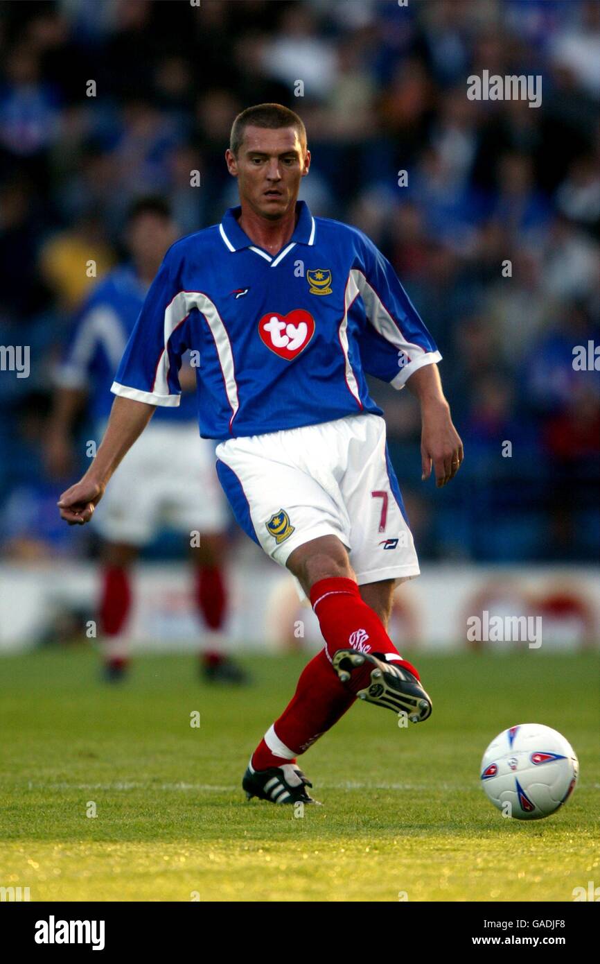 Portsmouth Didier Ernst in Aktion während seiner Teams 3-2 Niederlage Gegen Celtic Stockfoto