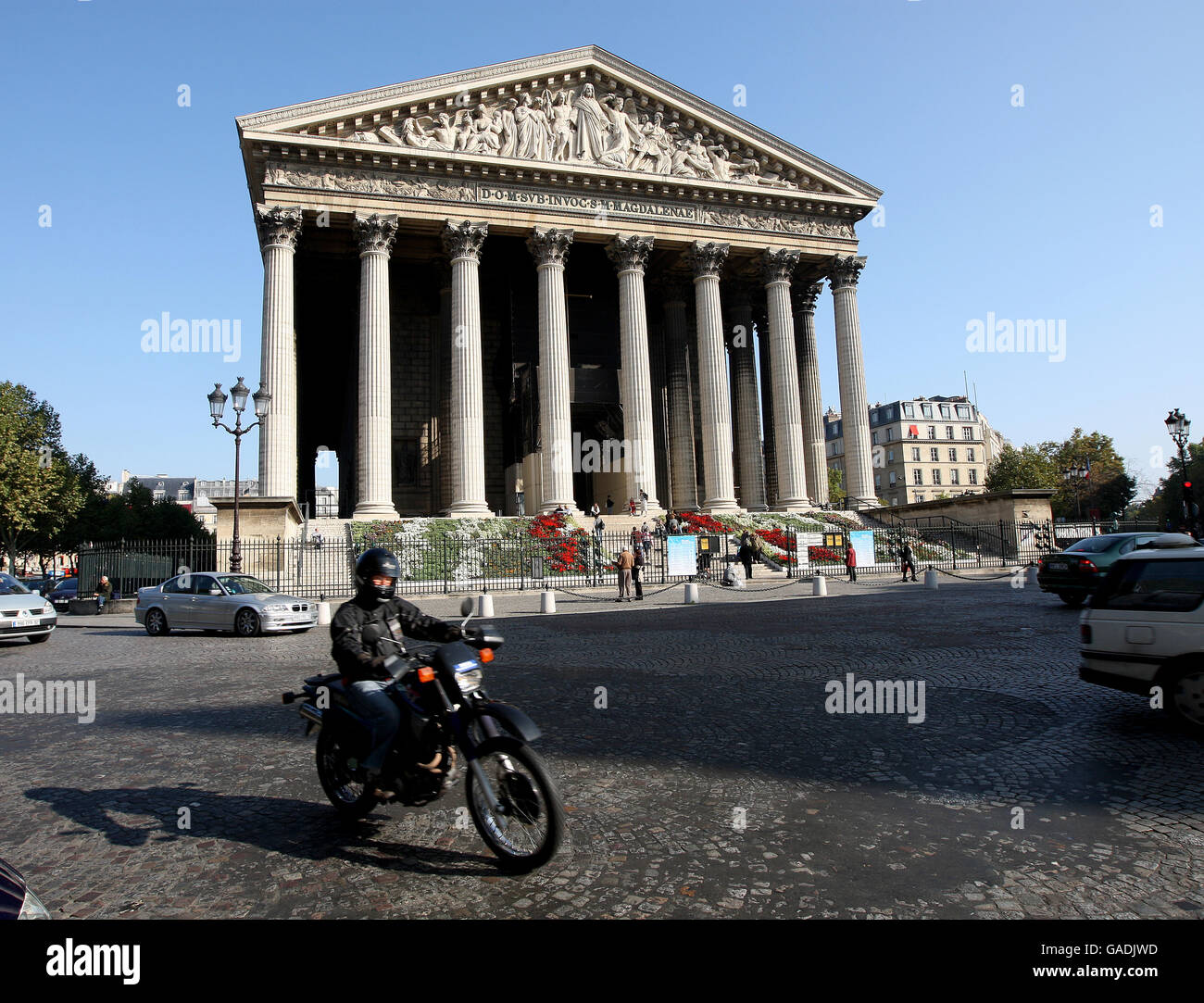 Kirche Madeleine von der Rue Royale, Paris. Bild David Jones/PA Stockfoto