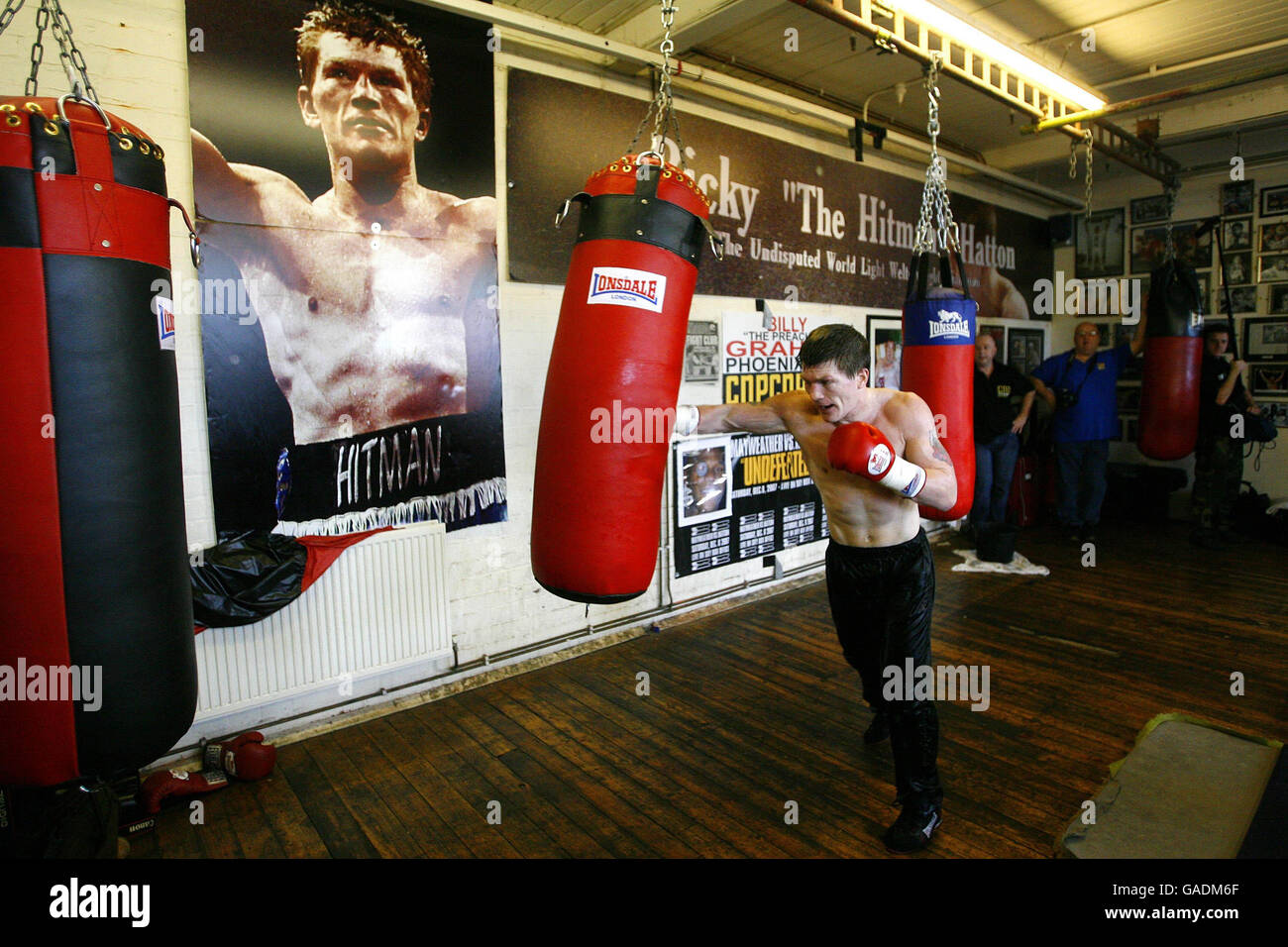 Boxen - Ricky Hatton Open Training Session - Manchester Stockfoto