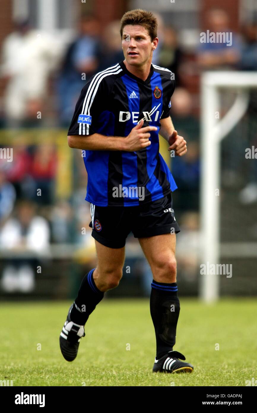 Fußball - freundlich - Club Brugge / Roda JC Kerkrade. Peter Vanderheyden von Club Brugge im Spiel gegen Roda JC Kerkrade Stockfoto