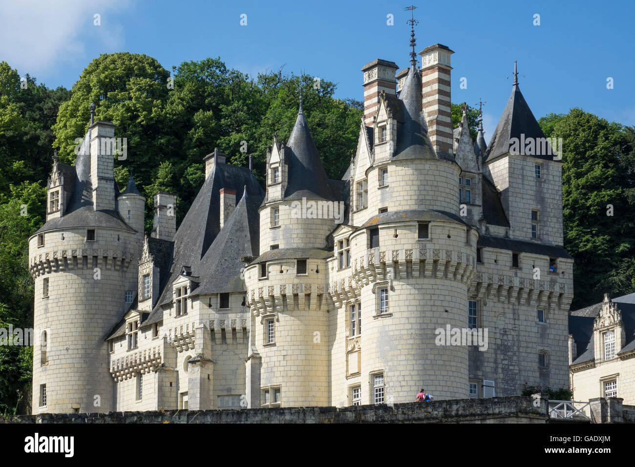 Frankreich, Indre-et-Loire, Schloss Ussé Stockfoto