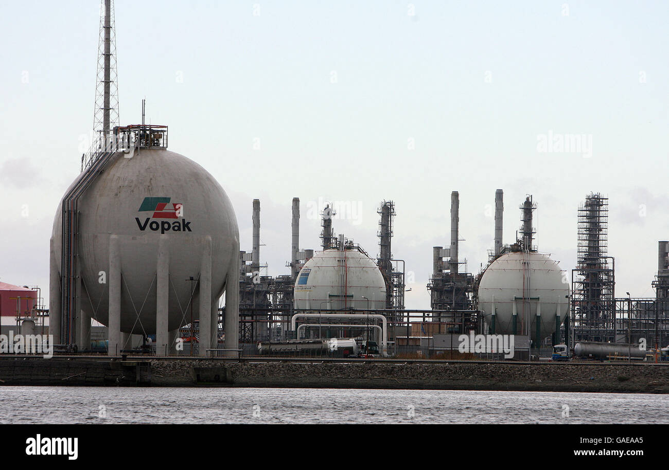 Der Vopak Terminal Teeside in Seal Sands. Stockfoto