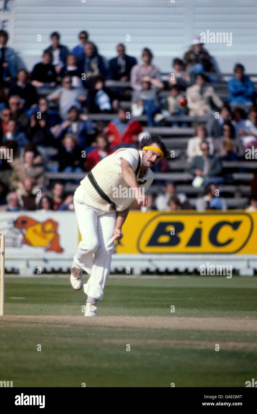 Cricket - die Prudential Trophy - Second One Day International - England gegen Australien - Edgbaston. Dennis Lillee, Australien Stockfoto