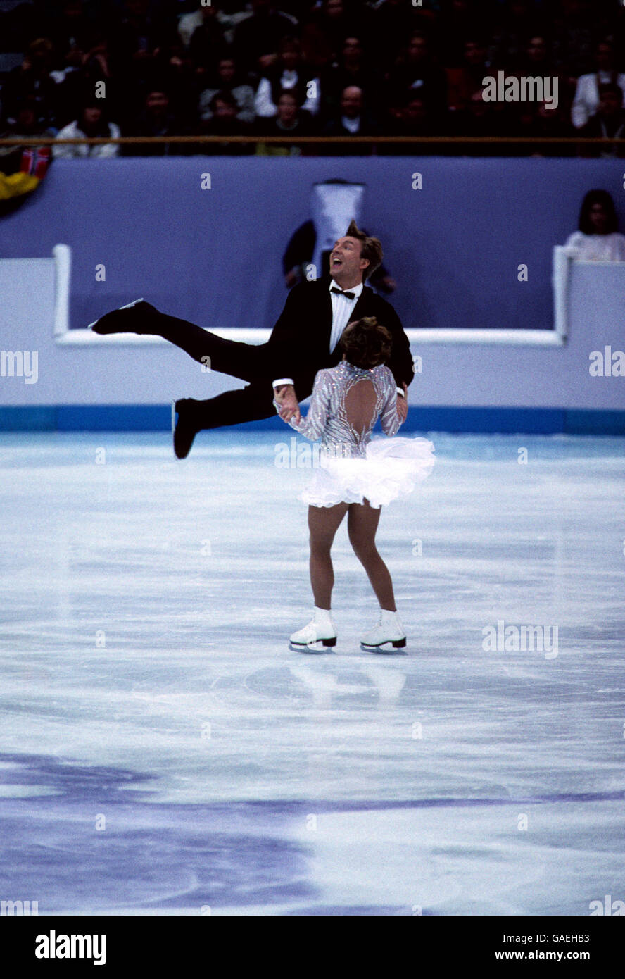 Olympische Winterspiele 1994 Lillehammer. Die Briten Jayne Torvill