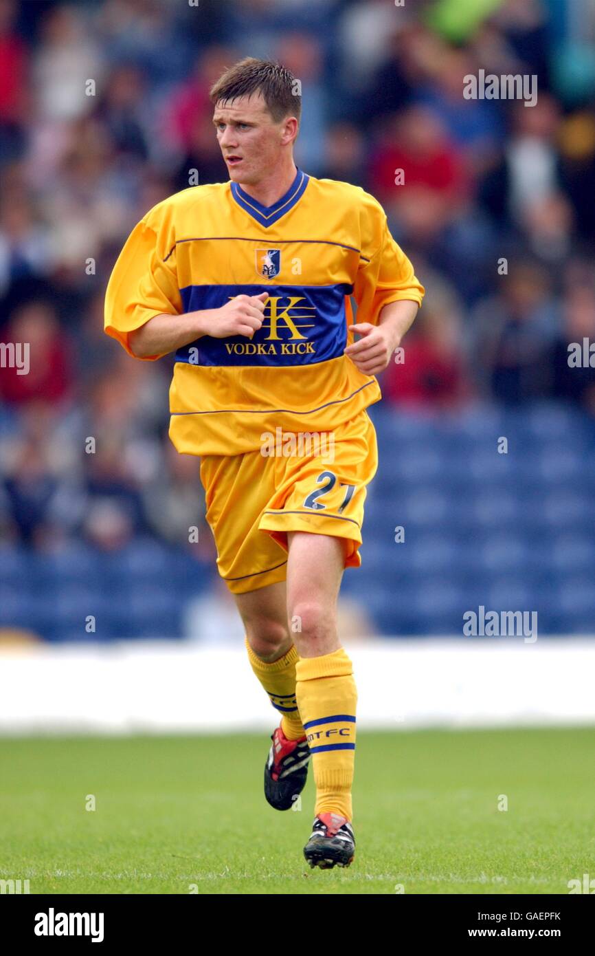 Fußball - bundesweit League Division Two - Mansfield Town V Plymouth Argyle Stockfoto