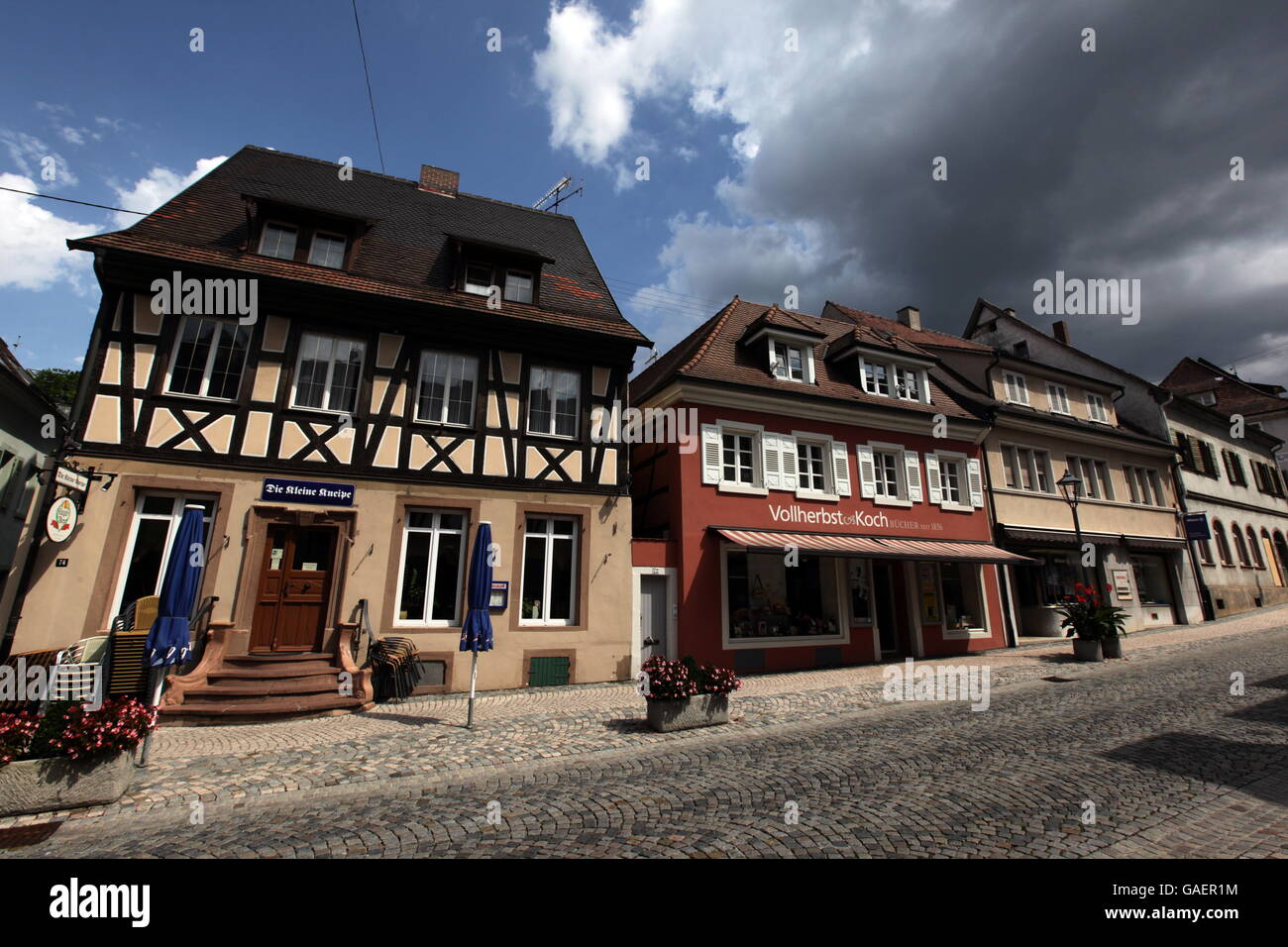 Das Dorf Endingen Im Kaiserstuhl in den Schwarzwald im Süden von Deutschland in Europa. Stockfoto