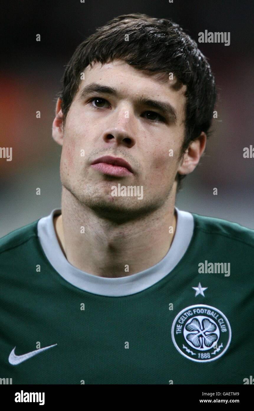 Fußball - UEFA Champions League - Gruppe D - AC Mailand / Celtic - Stadio Giuseppe Meazza. Darren O'Dea, keltisch Stockfoto