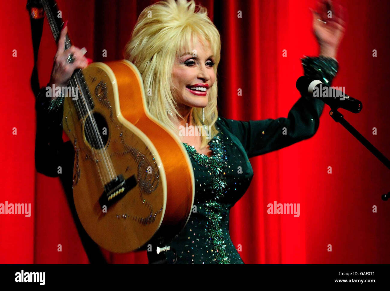 Dolly Parton startet Alphabetisierung Schema - Rotherham Stockfoto