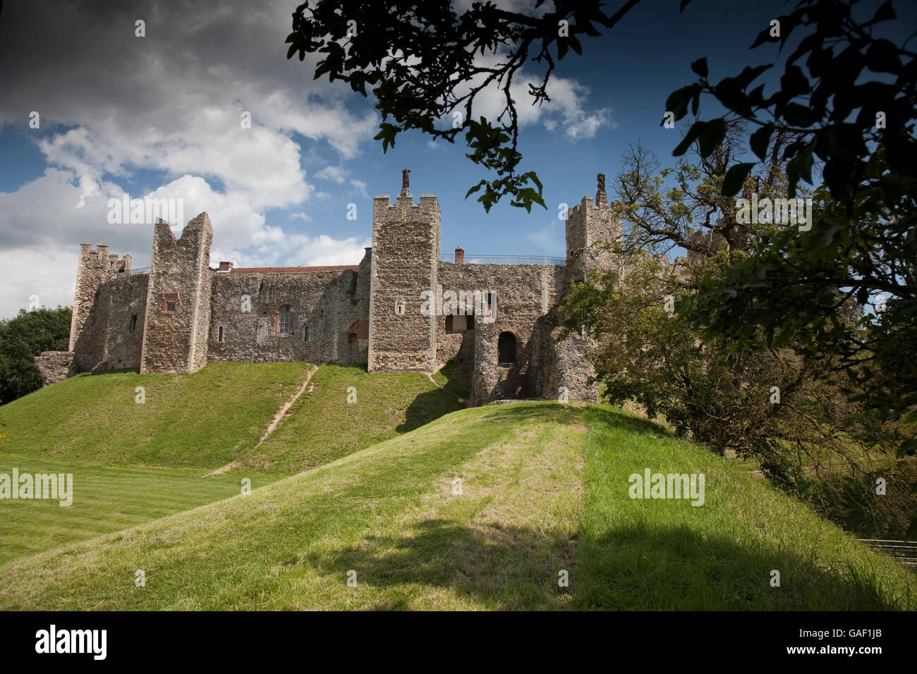 Framlingham Castle Stockfoto