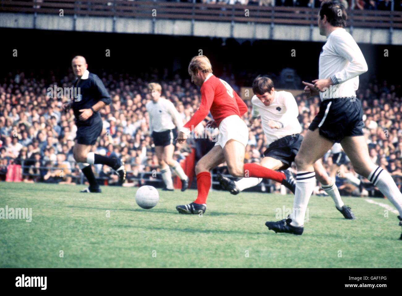 Fußball - Watney Cup - Final - Derby County gegen Manchester United Stockfoto