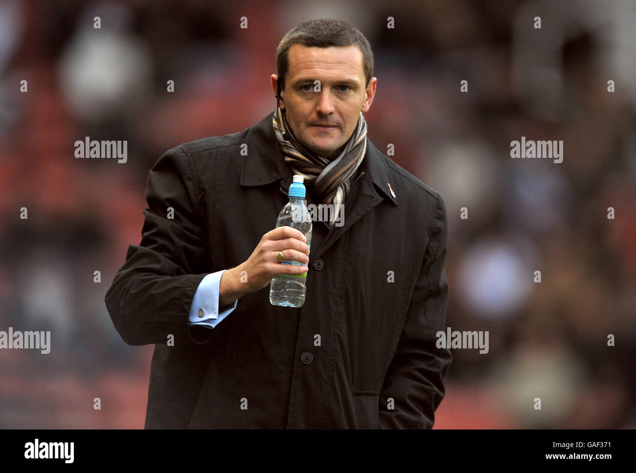 Fußball - Coca-Cola Football League Championship - Stoke City / Watford - Britannia Stadium. Aidy Boothroyd, Managerin von Watford Stockfoto