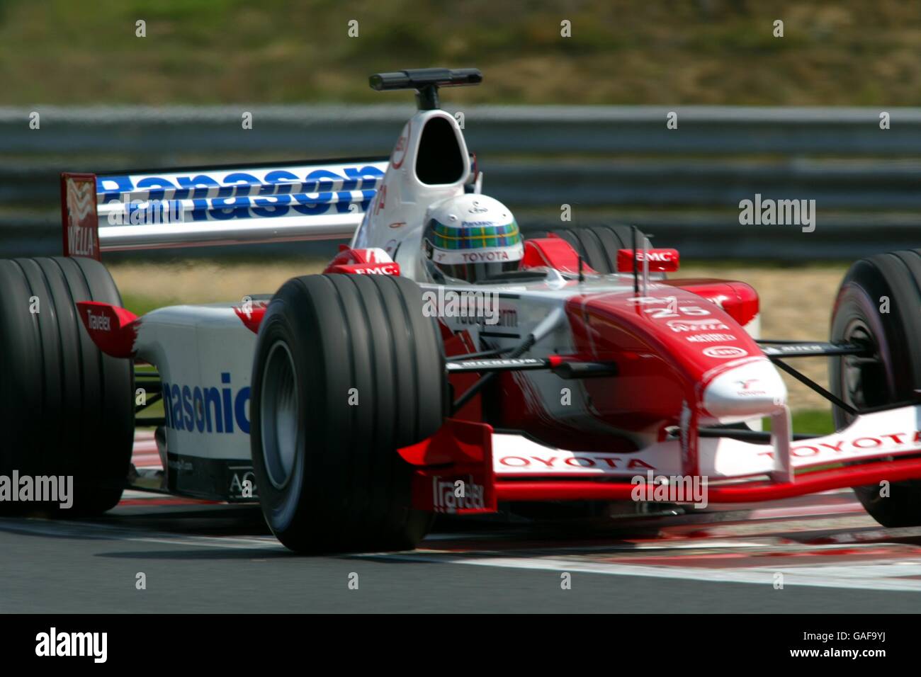 Formel-1-Motorsport - Großer Preis Von Ungarn - Qualifikation. Allan McNish, Toyota Stockfoto
