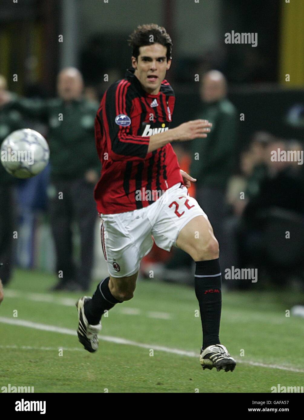 Fußball - UEFA Champions League - Gruppe D - AC Mailand / Celtic - San Siro. Ricardo Kaka, AC Mailand Stockfoto