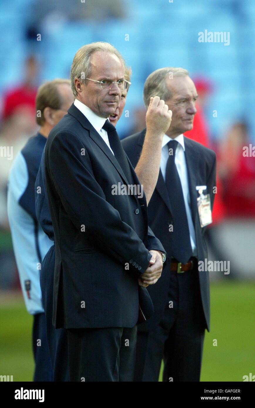 Fußball - International freundlich - England gegen Portugal. Der Engländer Sven Goran Eriksson vor dem Spiel gegen Portugal Stockfoto