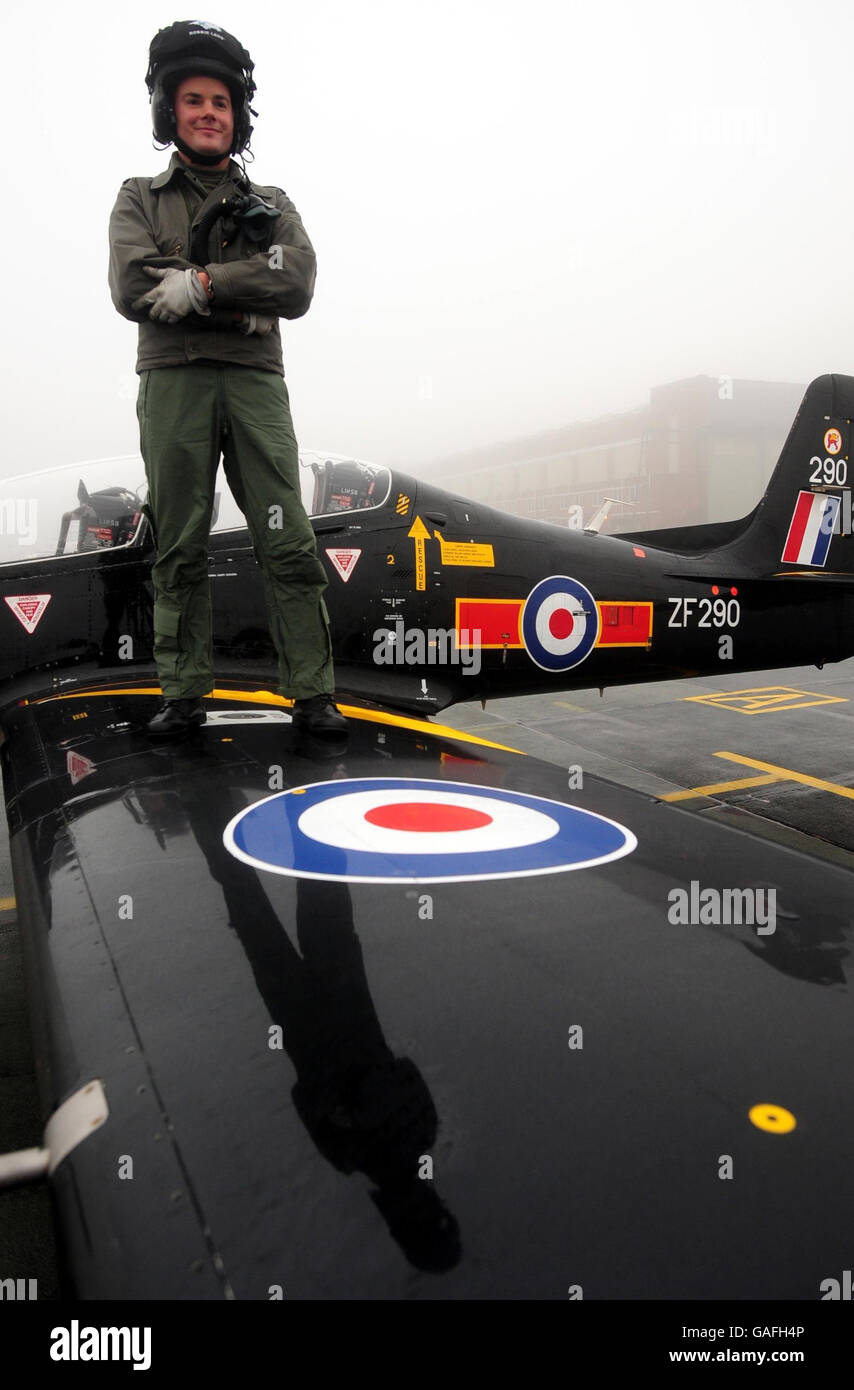 Prinz William tritt RAF Stockfoto