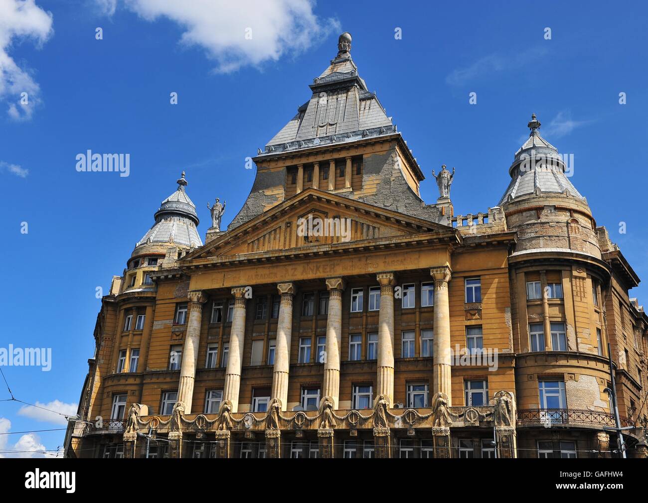 AZ-Anker Gebäude, Budapest, Ungarn Stockfoto