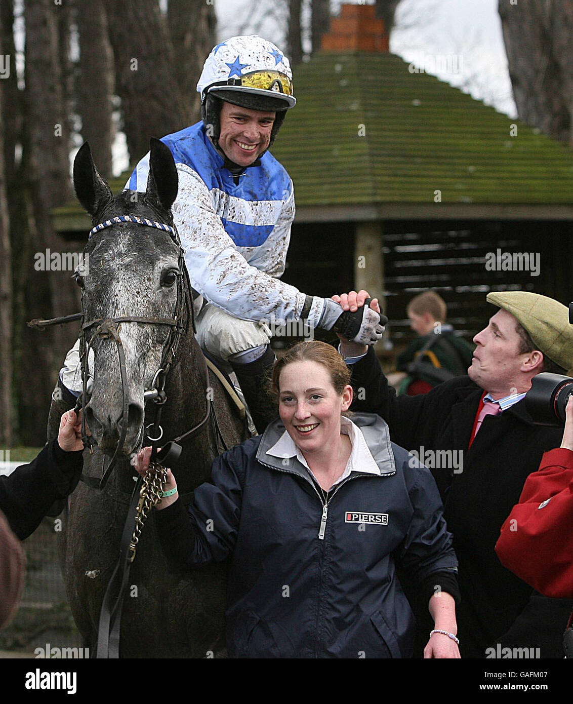 Pferderennen - Leopardstown Racecourse Stockfoto