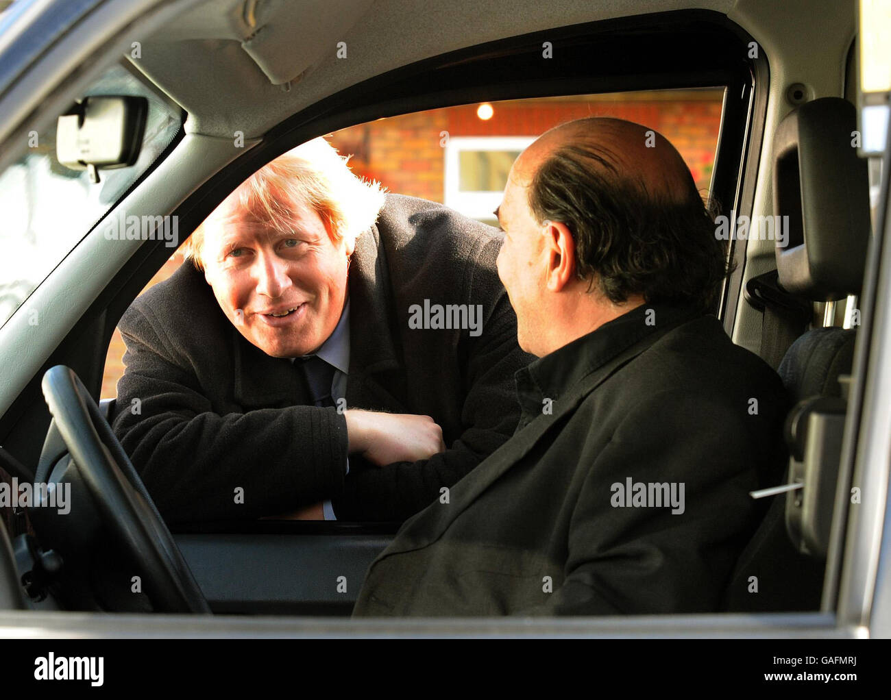 Boris Johnson Londoner Bürgermeister Gebot Stockfoto