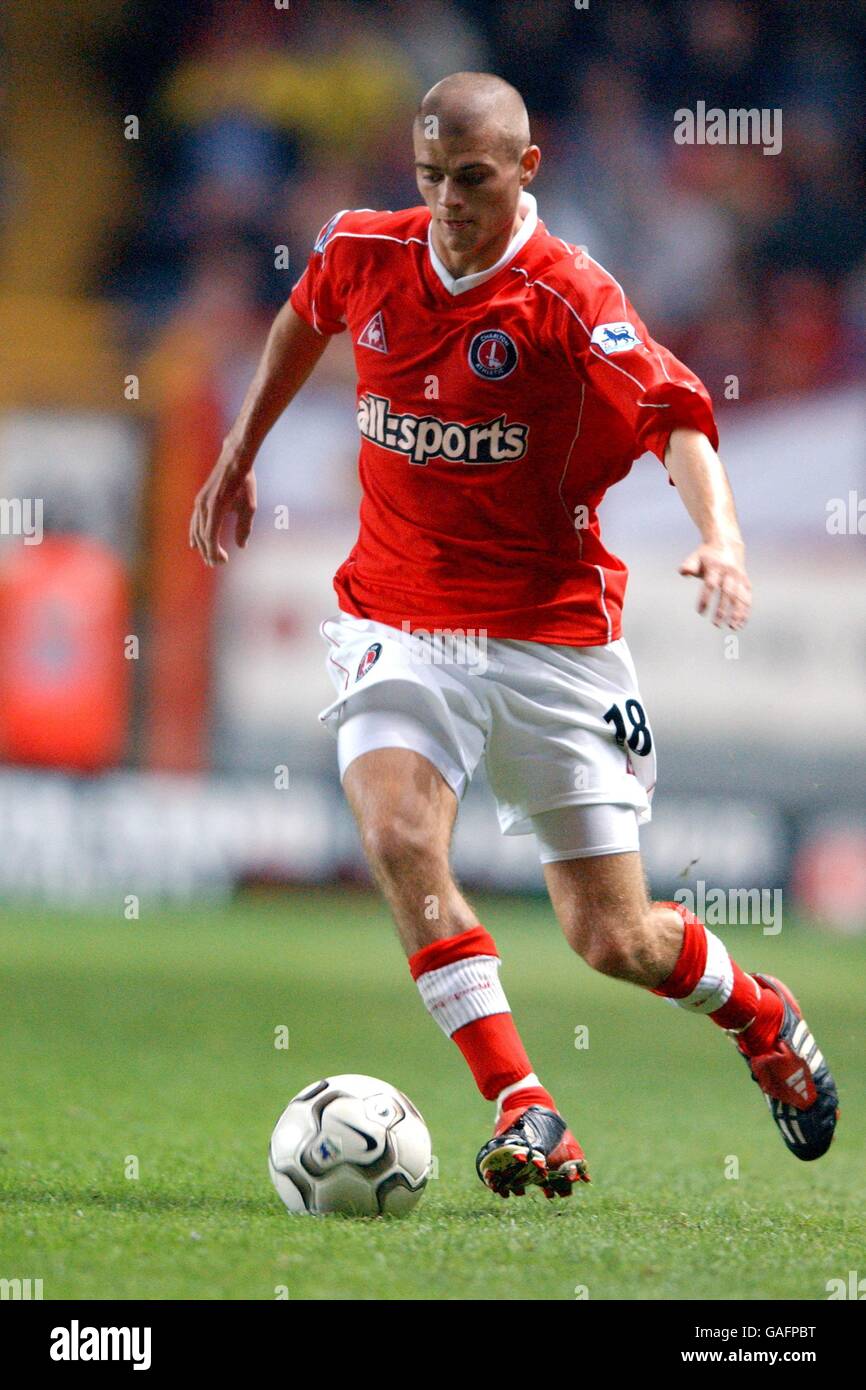 Fußball - Worthington Cup - zweite Runde - Charlton Athletic gegen Oxford United. Paul Konchesky, Charlton Athletic Stockfoto