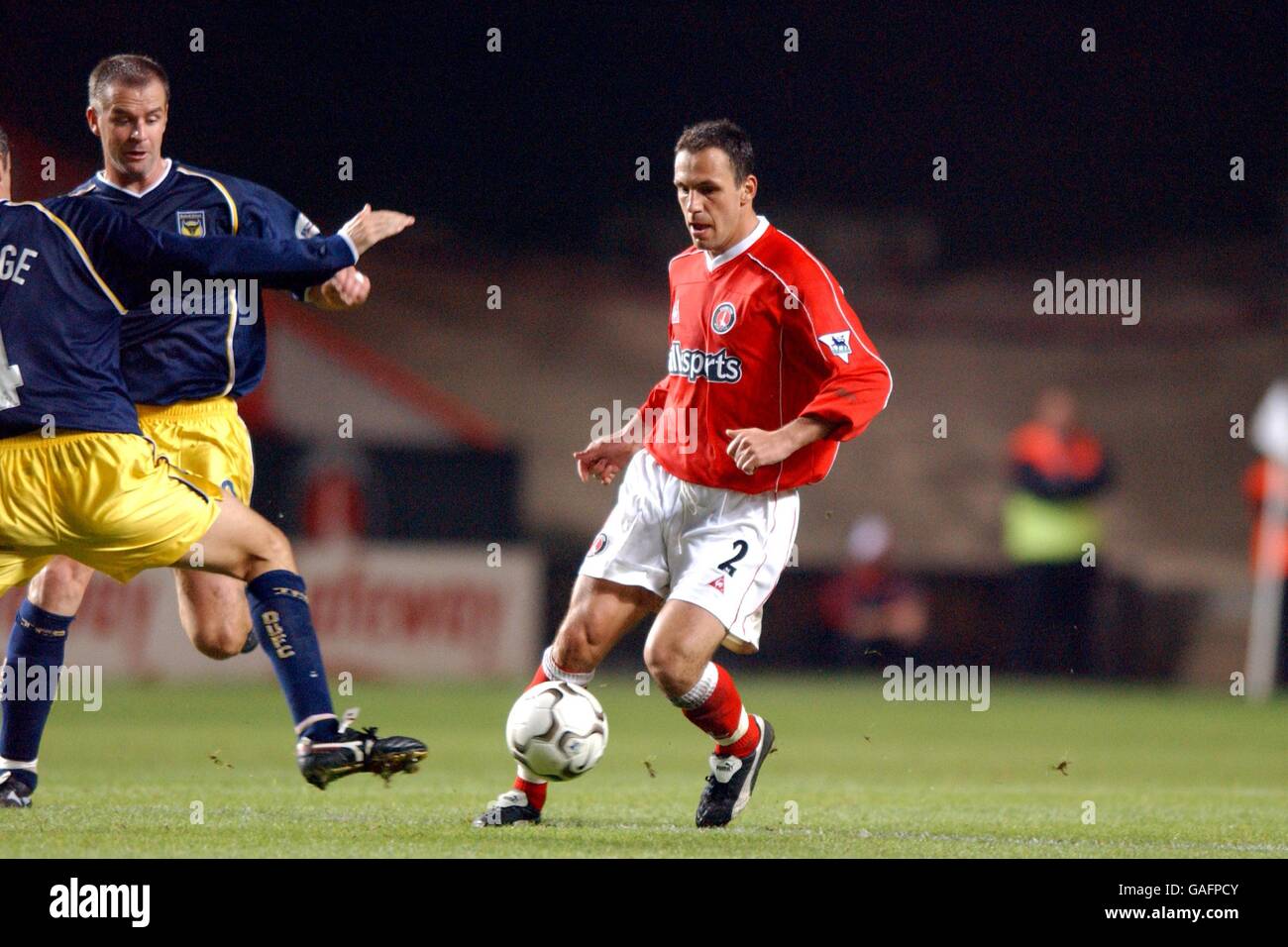 Fußball - Worthington Cup - 2. Runde - Charlton Athletic V Oxford United Stockfoto