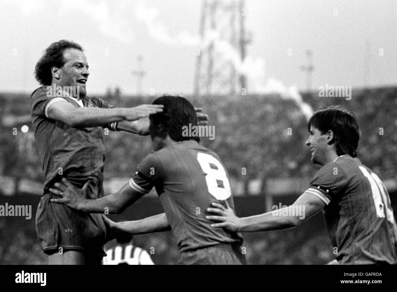 Fußball - European Cup Winners Cup - Final - Everton V SK Rapid Wien Stockfoto