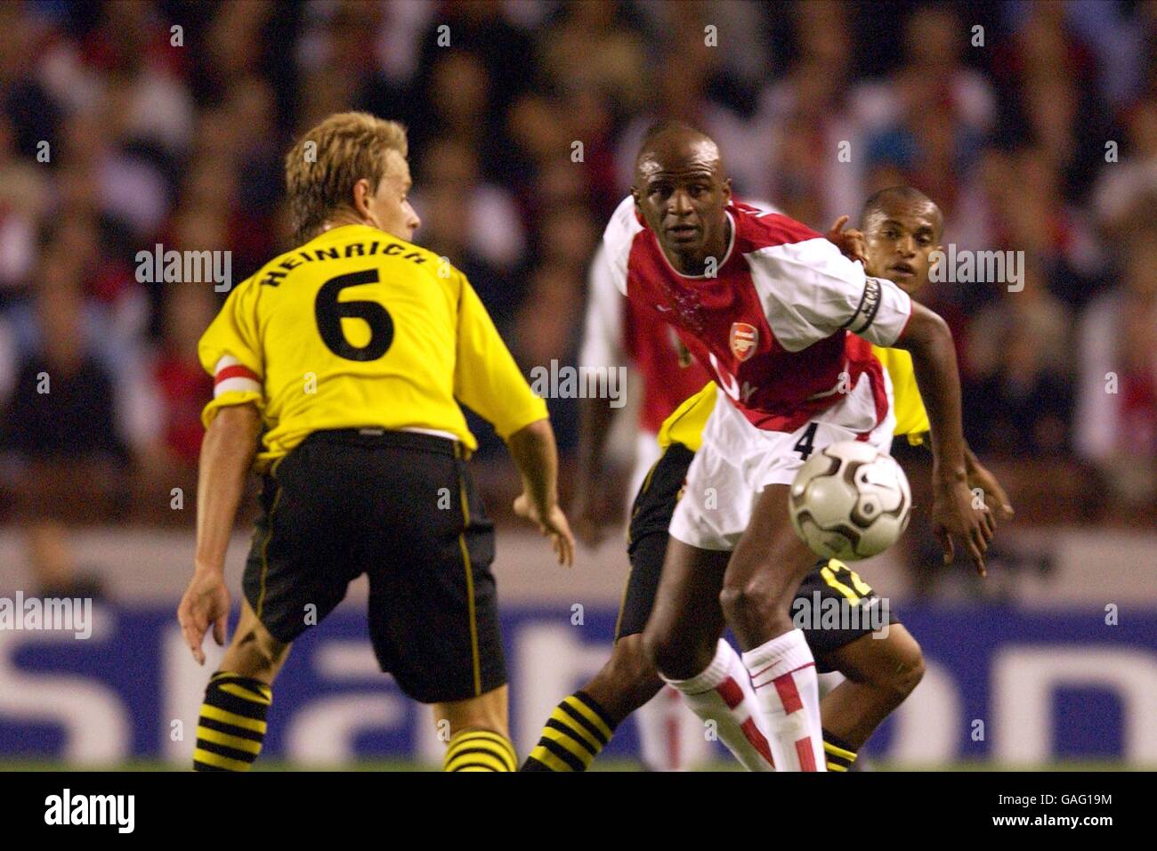 Fußball - UEFA Champions League - Gruppe A - Arsenal V Borussia Dortmund Stockfoto