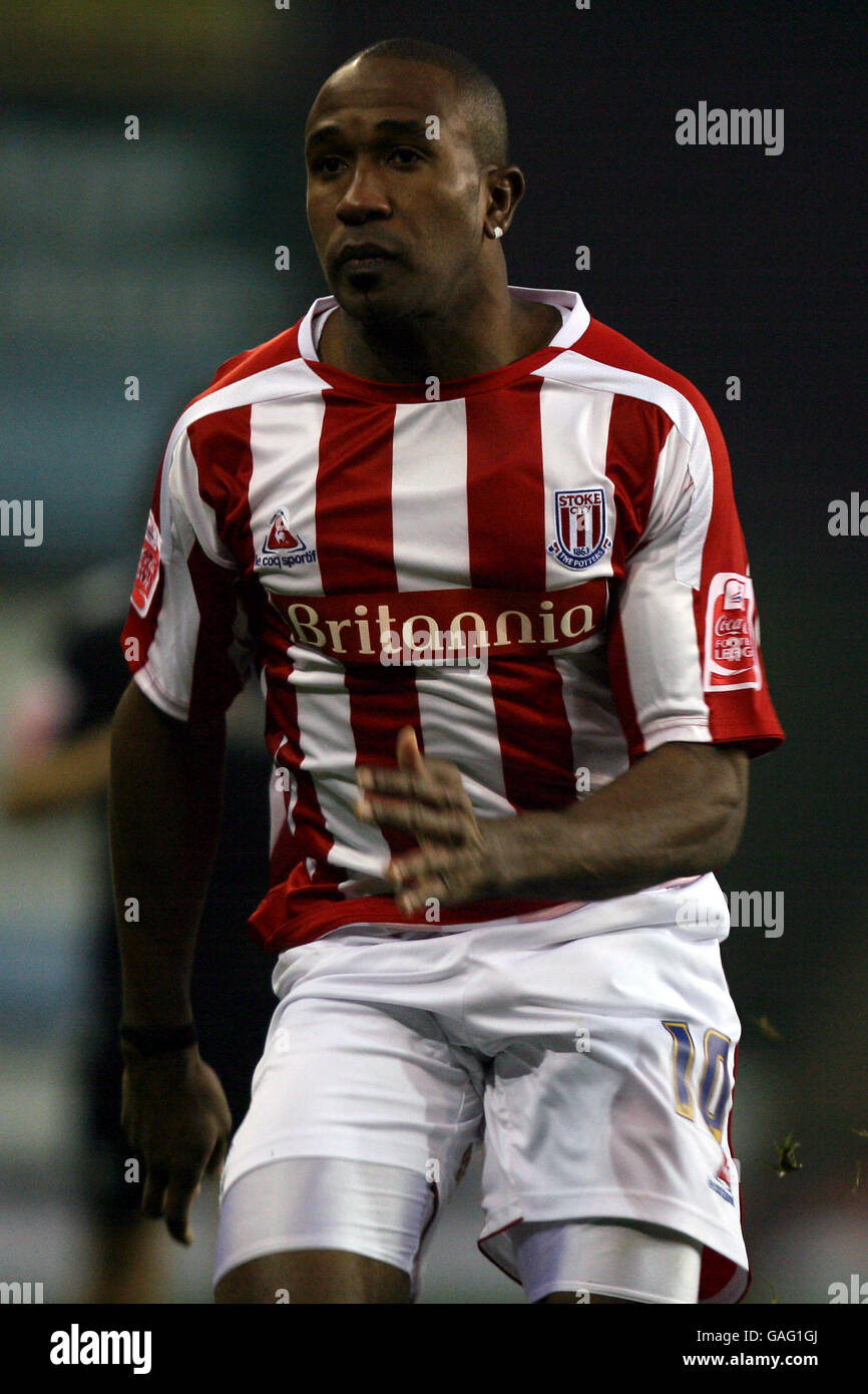 Fußball - Coca-Cola Football League Championship - Stoke City / West Bromwich Albion - Britannia Stadium. Ricardo Fuller, Stoke City Stockfoto