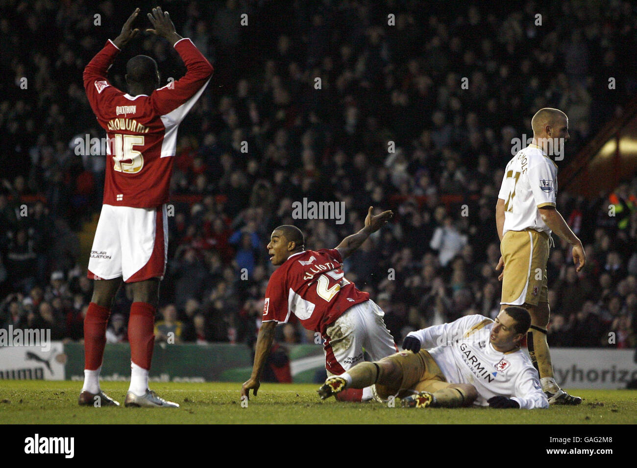 -FA-Cup - 3. Runde - Bristol City V Middlesbrough - Ashton Gate Fußballstadion Stockfoto