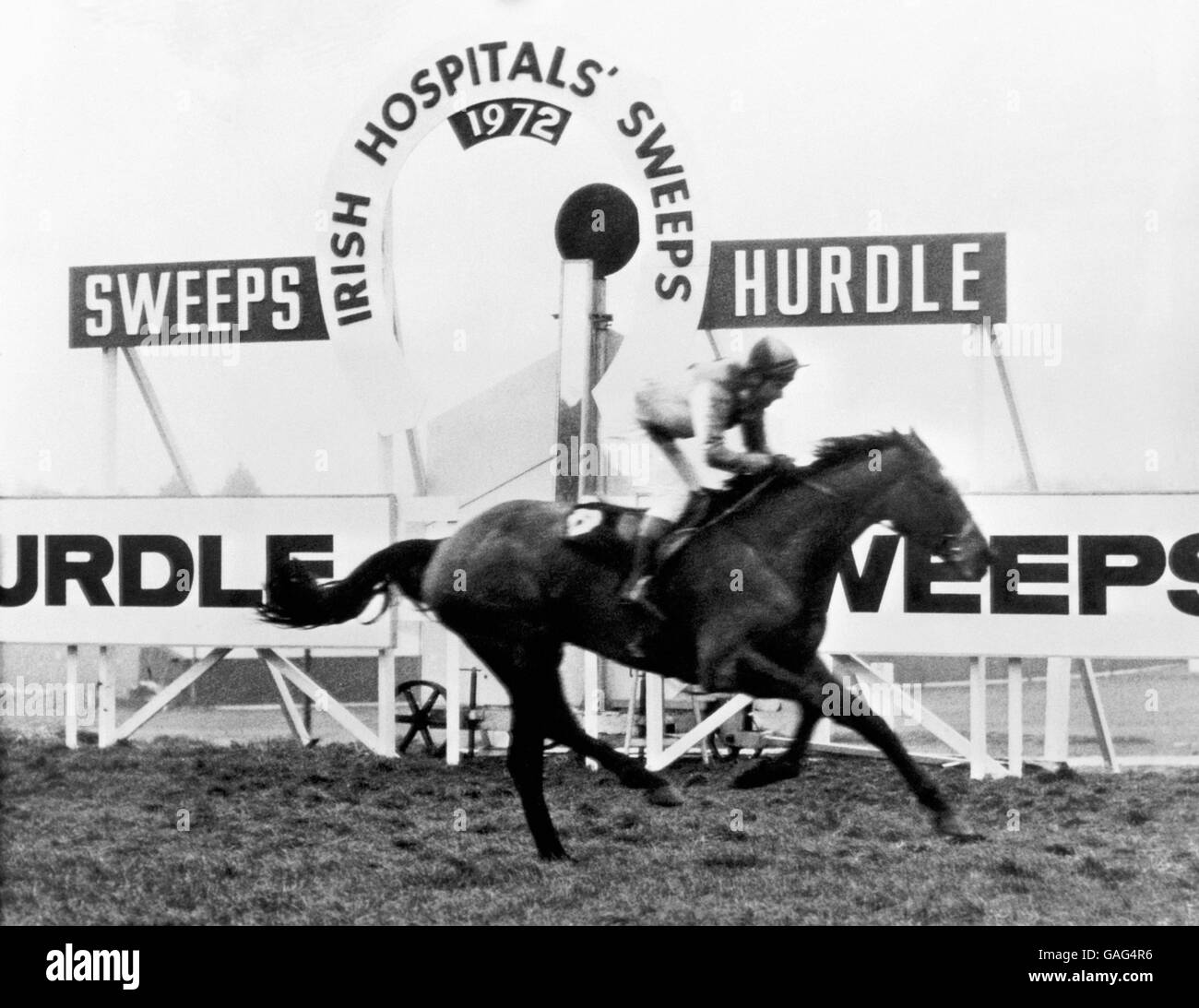 Bobby Beasley (Jockey). Gewinnt die irische Sweeps-Hürde auf Kapitän Christy Stockfoto