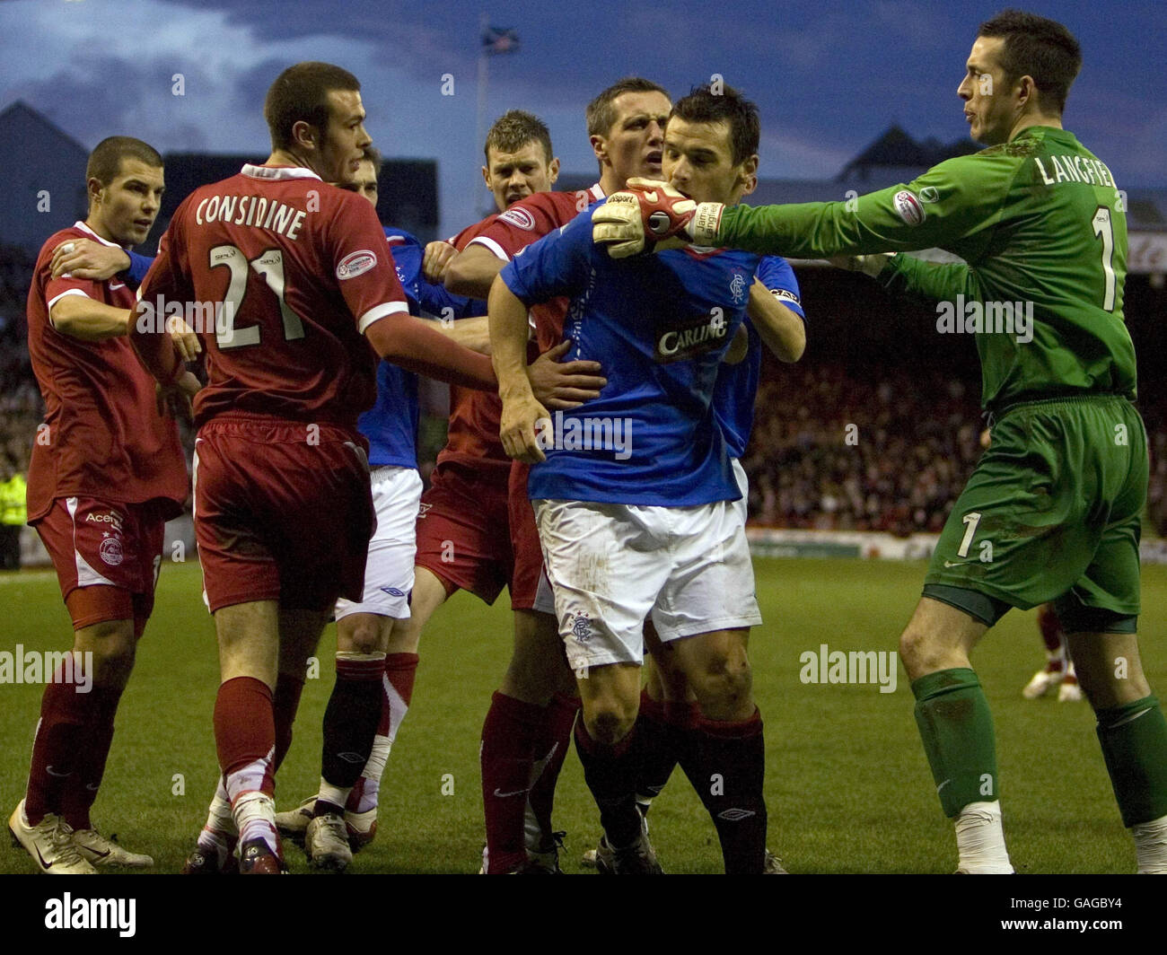 Rugby-Union - Bank Of Scotland Corporate Herbst Test - Schottland V Kanada - Pittodrie Stadium 2008 Stockfoto