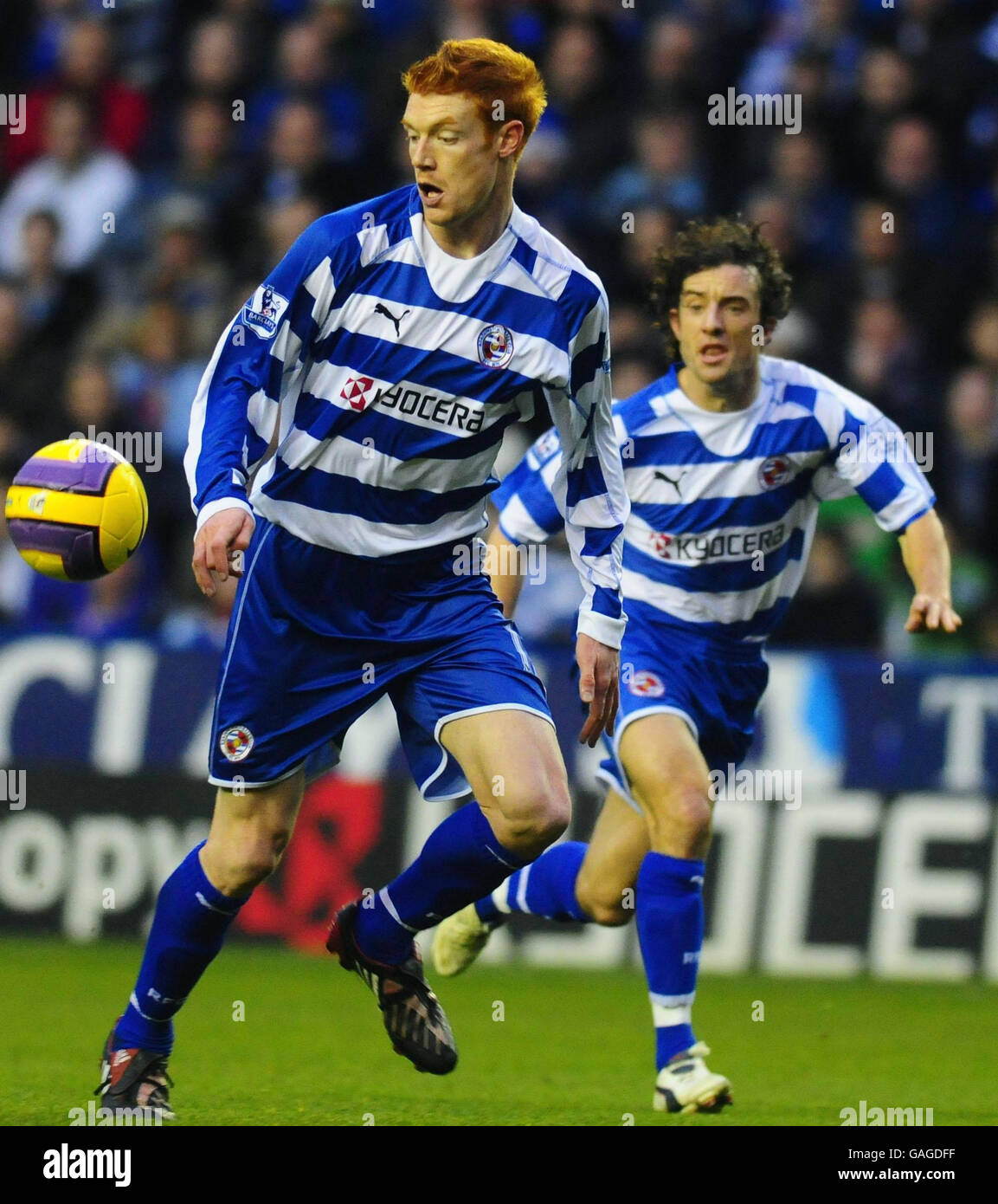 Fußball - Barclays Premier League - lesen V Portsmouth - Madejski-Stadion Stockfoto